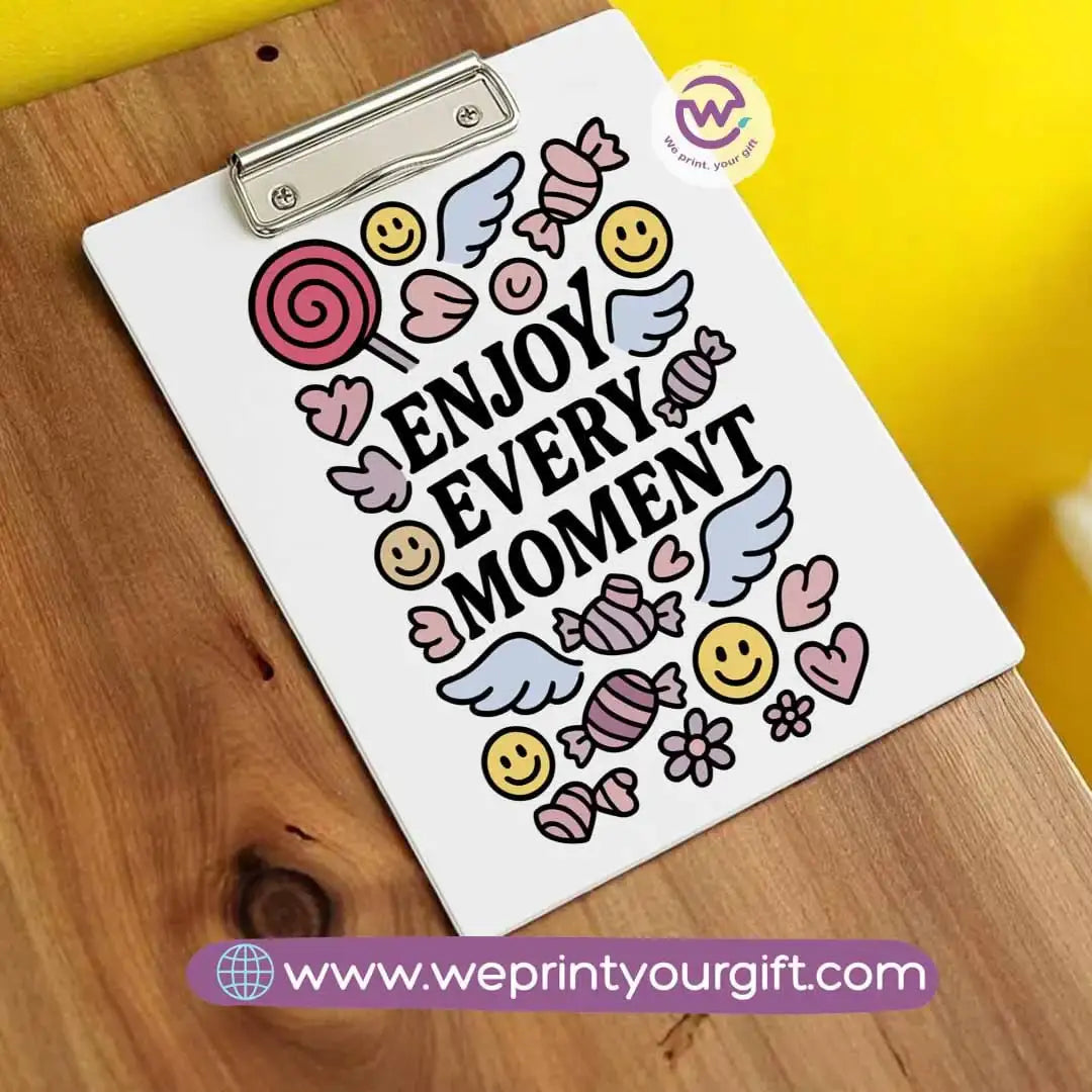 Clip board- Floral- Motivation - WE PRINT