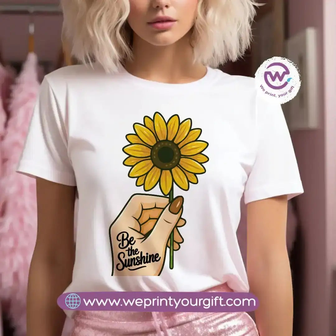 Customized T-shirt - Sunflower - WE PRINT