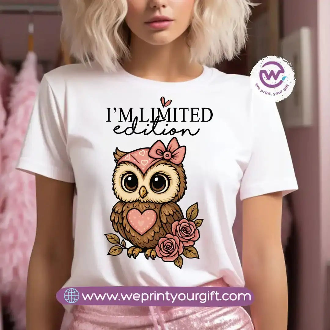 Customized T-shirt- Owl - WE PRINT
