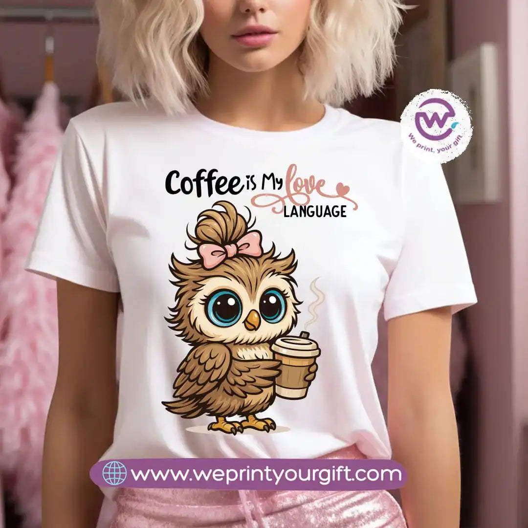 Customized T-shirt- Owl