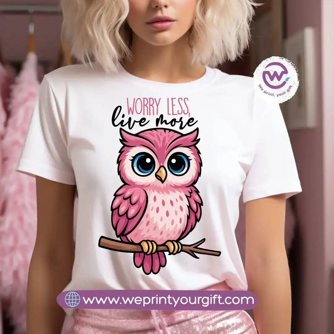 Customized T-shirt- Owl