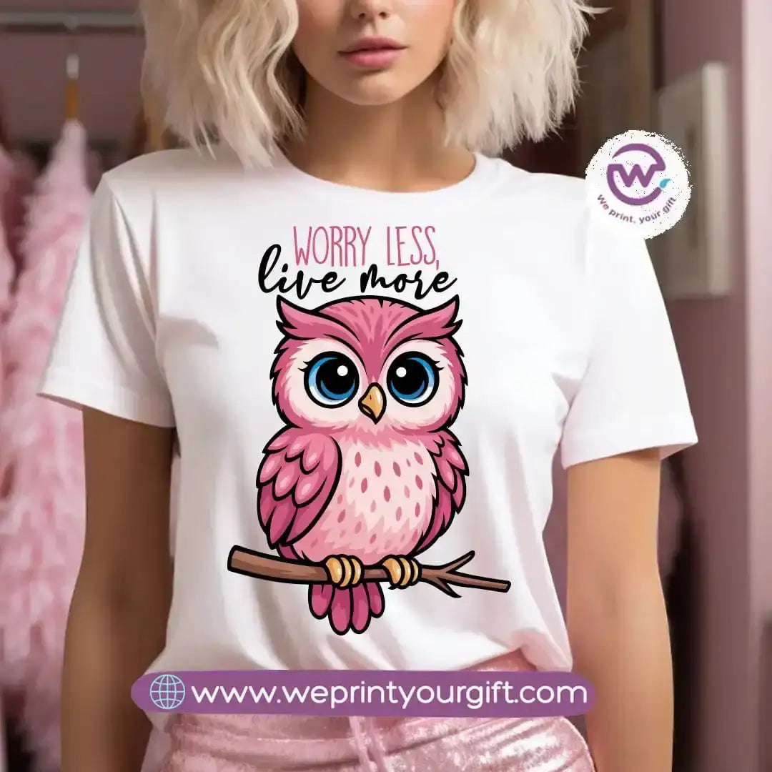 Customized T-shirt- Owl - WE PRINT