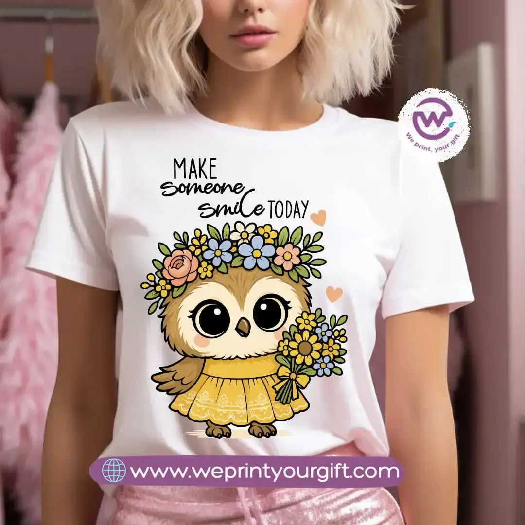 Customized T-shirt- Owl - WE PRINT