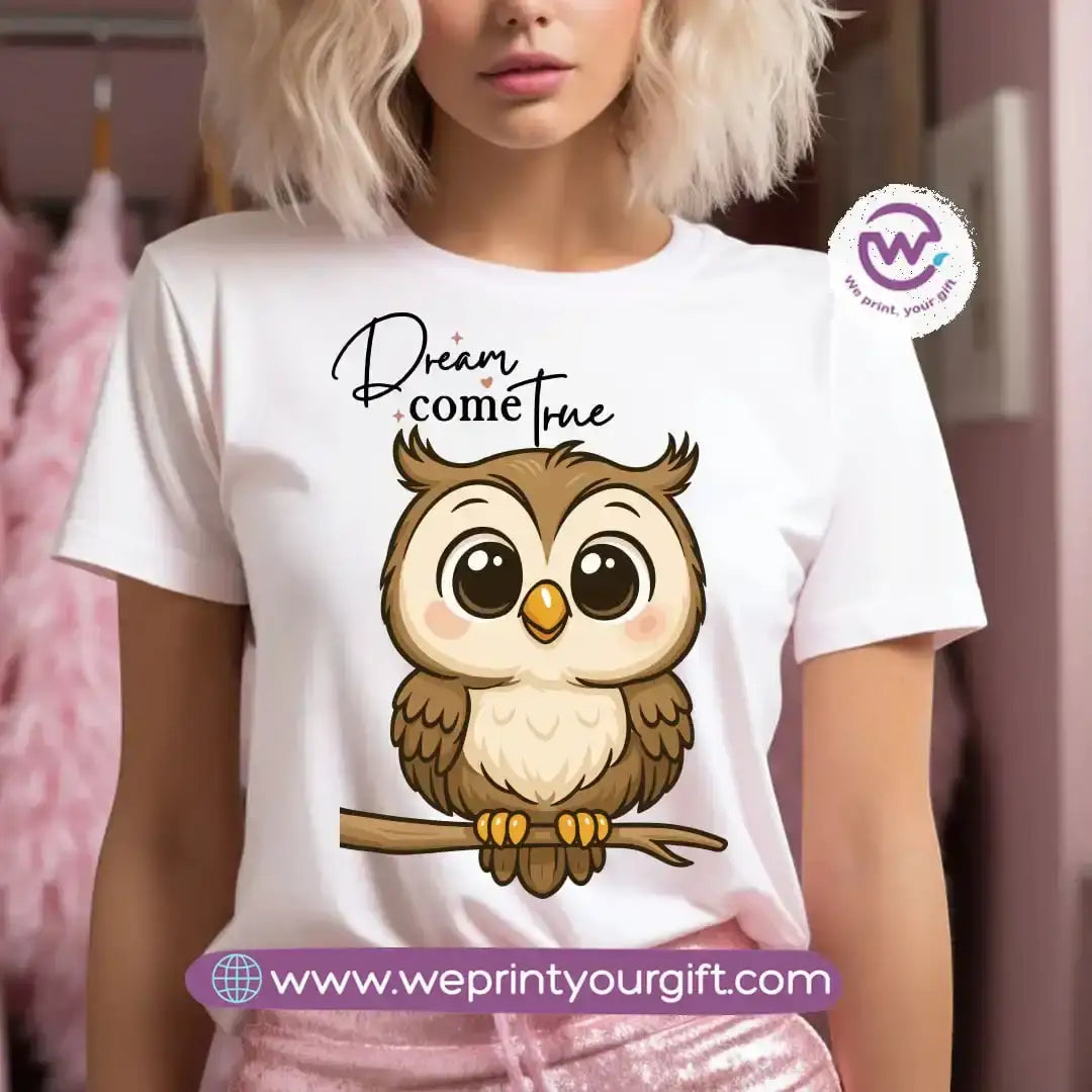 Customized T-shirt- Owl - WE PRINT