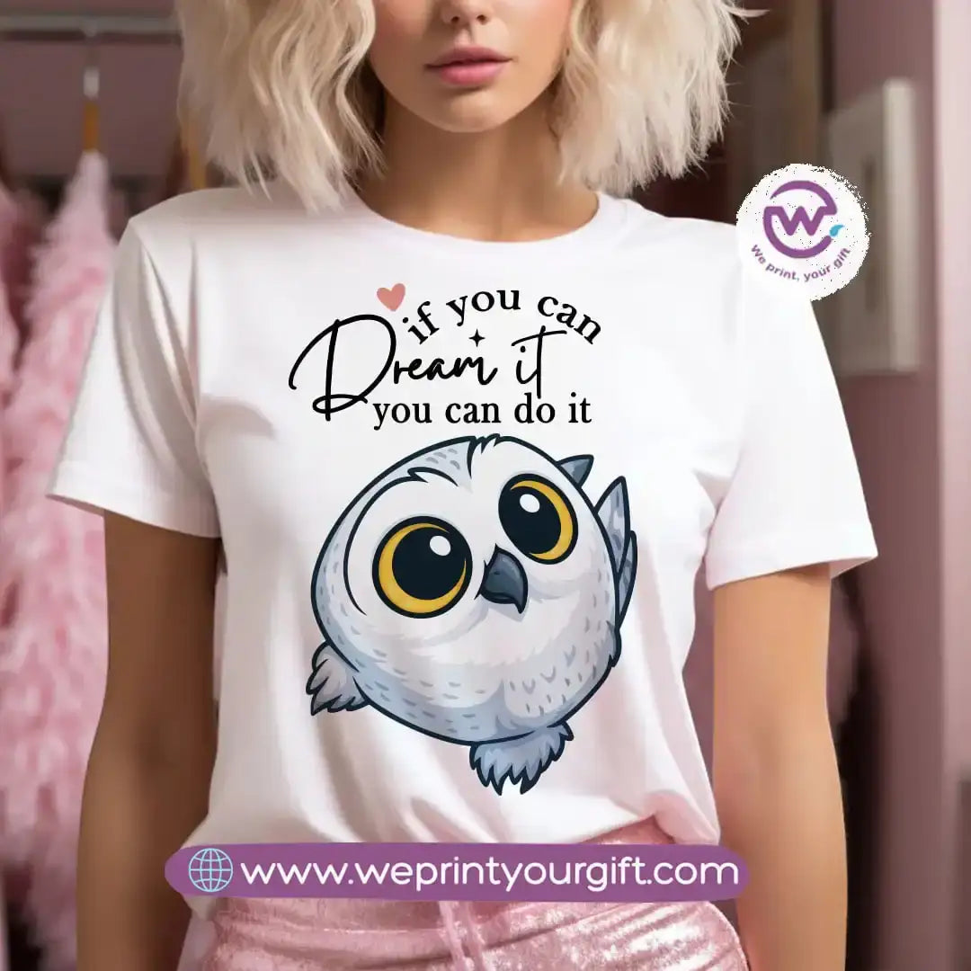 Customized T-shirt- Owl - WE PRINT
