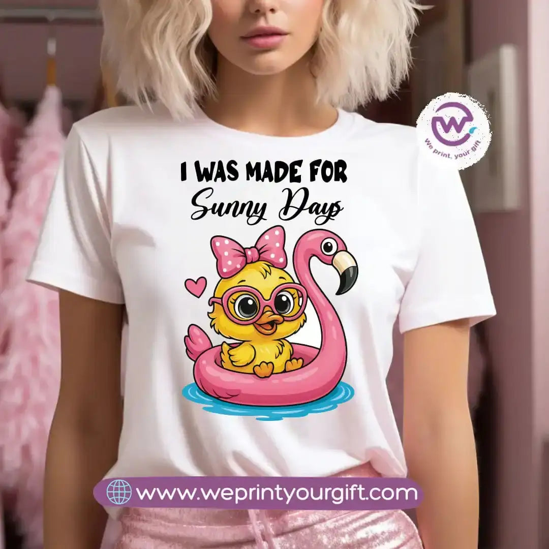 Customized T-shirt- Duck& sea - WE PRINT