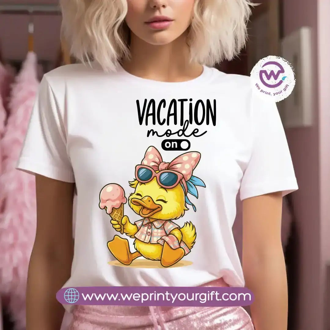 Customized T-shirt- Duck& sea - WE PRINT