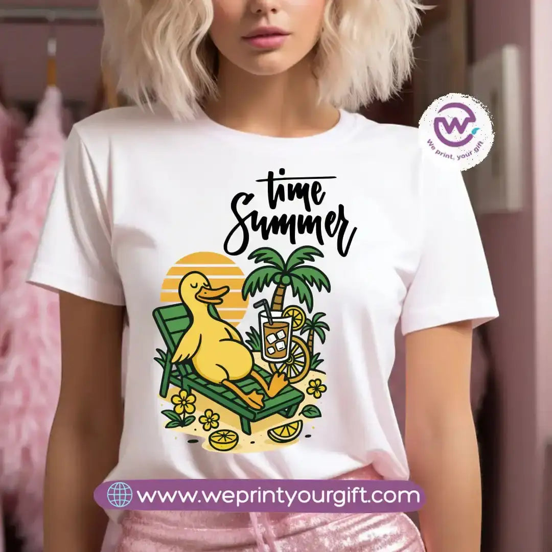 Customized T-shirt- Duck& sea - WE PRINT