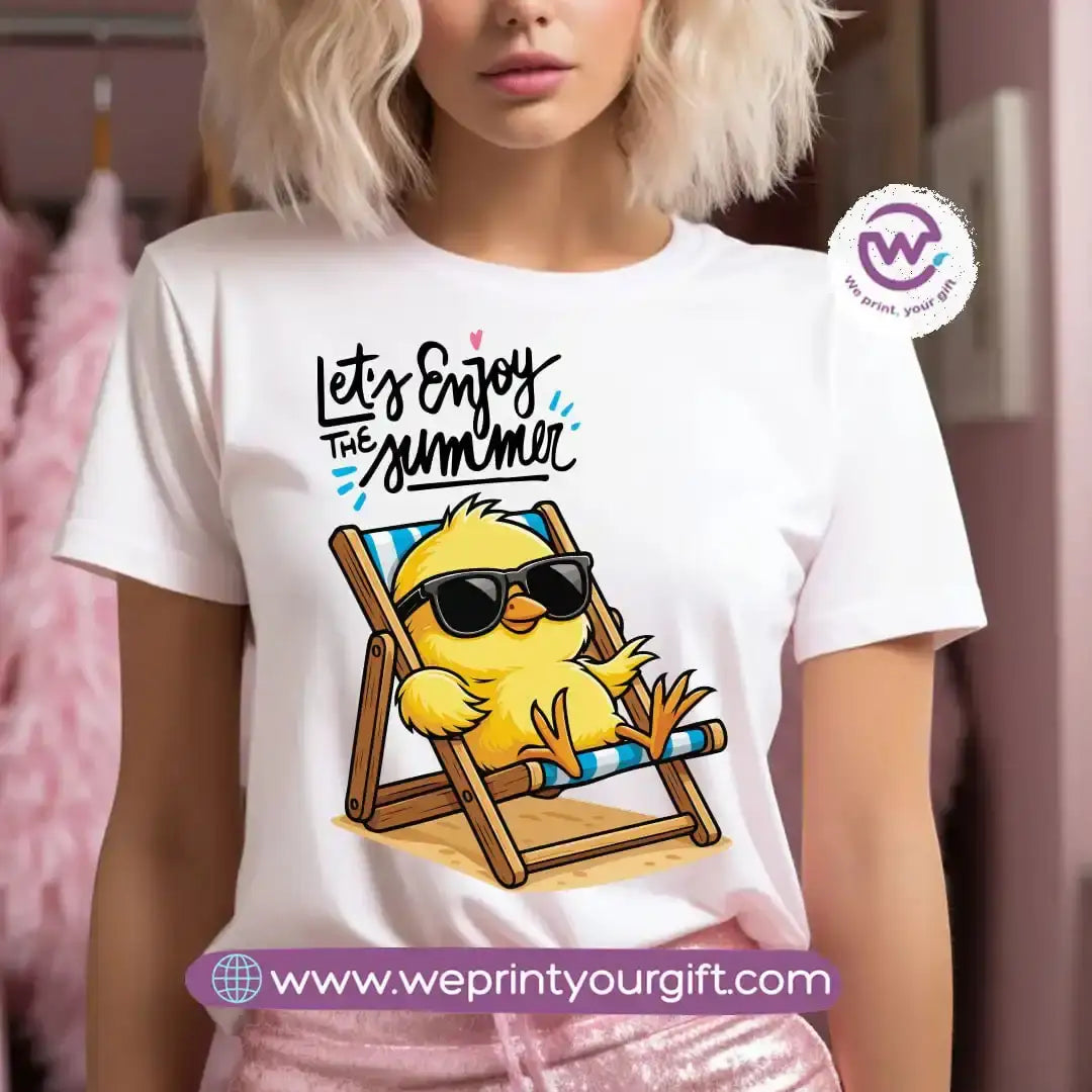 Customized T-shirt- Duck& sea - WE PRINT