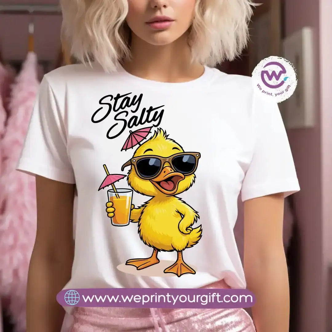 Customized T-shirt- Duck& sea - WE PRINT