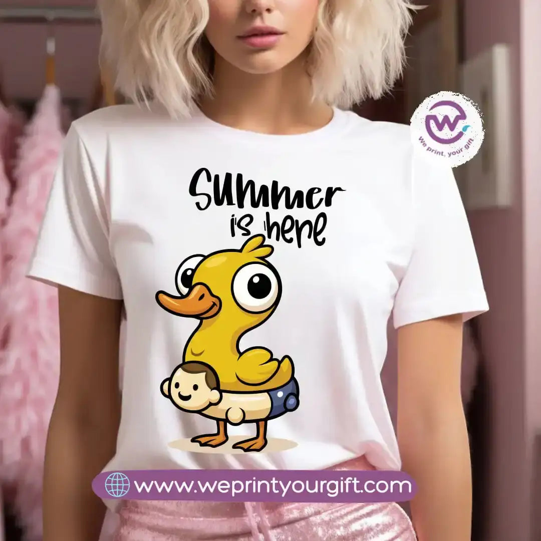 Customized T-shirt- Duck& sea - WE PRINT