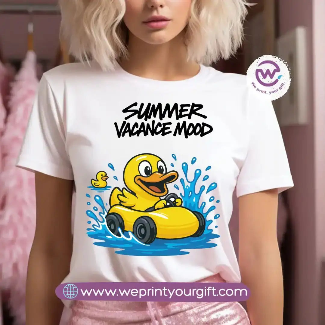 Customized T-shirt- Duck& sea - WE PRINT