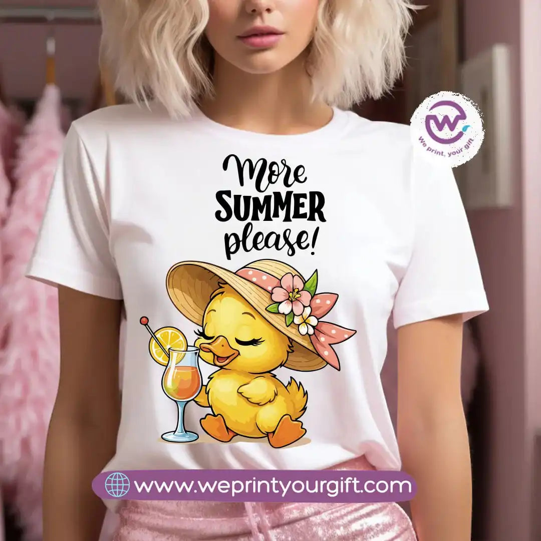 Customized T-shirt- Duck& sea