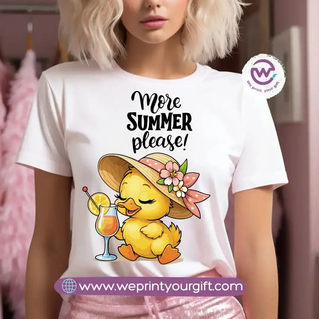 Customized T-shirt- Duck& sea - WE PRINT