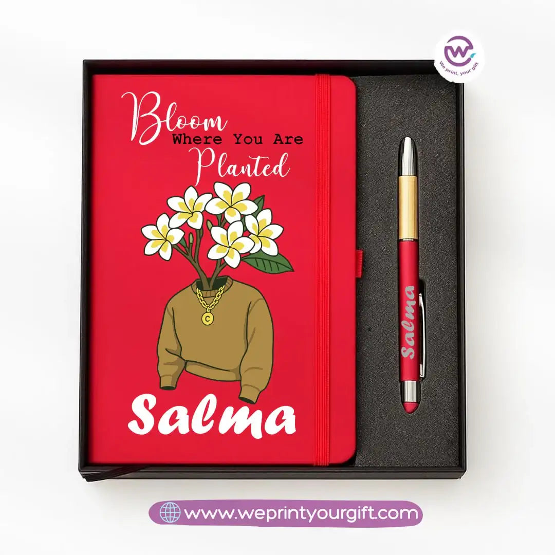 ๐จ Digital Art Personalized Gift Box with Notebook & Metal Pen - WE PRINT