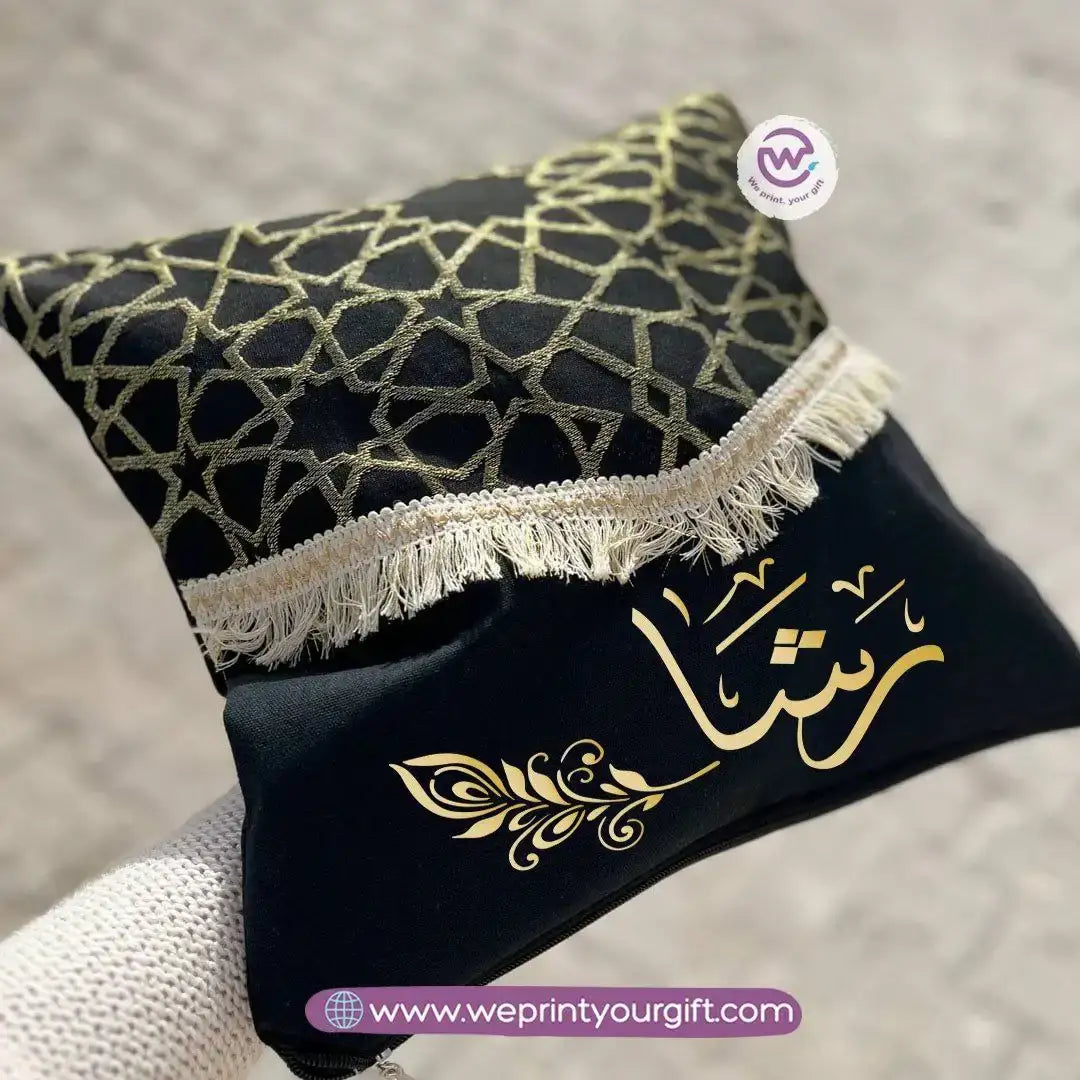 Islamic Pattern Arabic Name Cushion – 40 × 40 cm - WE PRINT