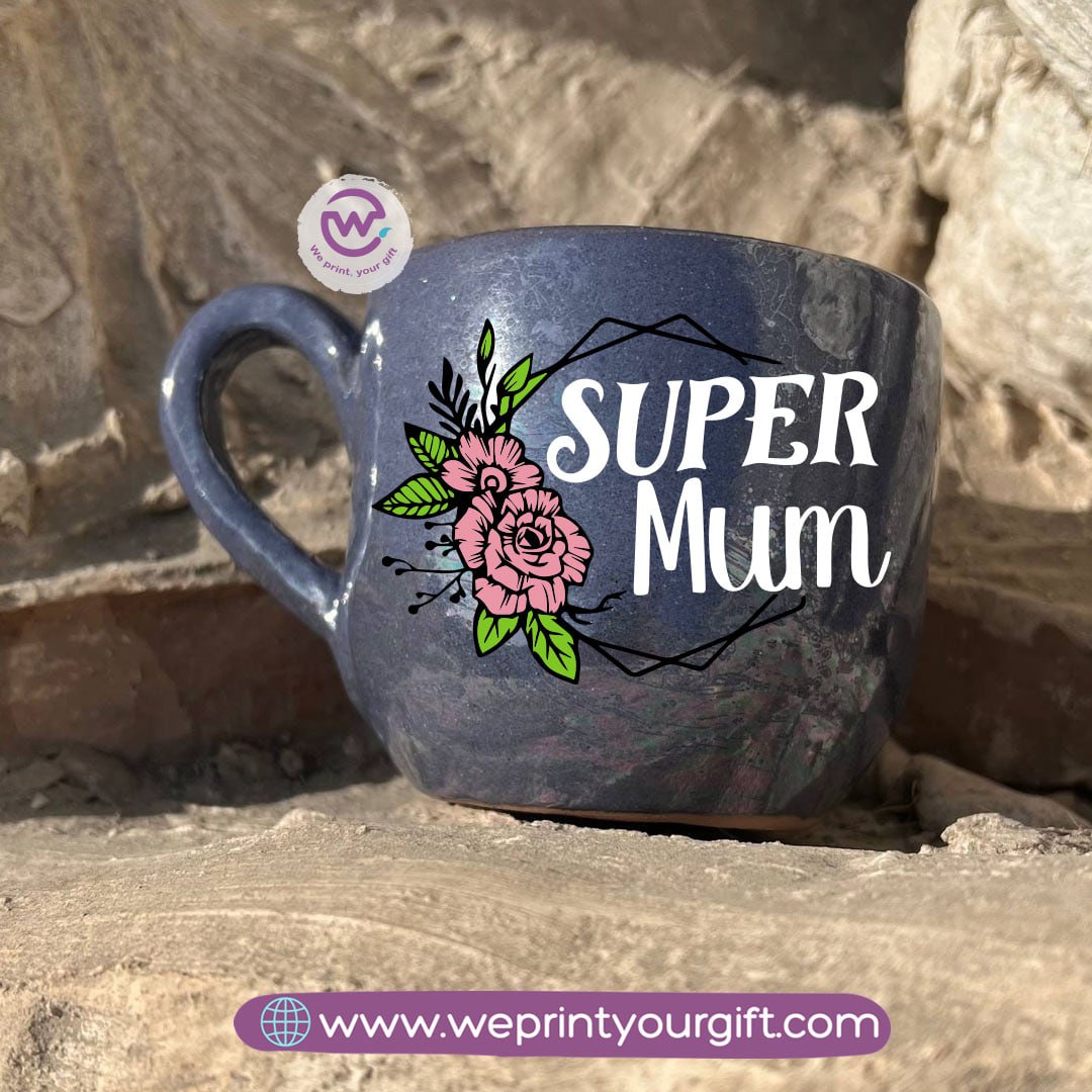 Pearl Touch Pottery Handmade Mug – 350 ml | Mother’s Day Designs