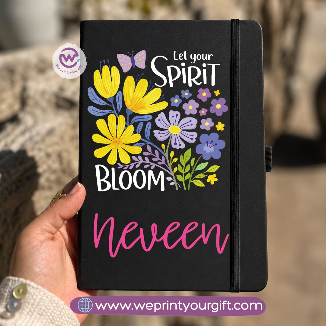 A5 Rubber Cover Notebook – English Motivational Quotes