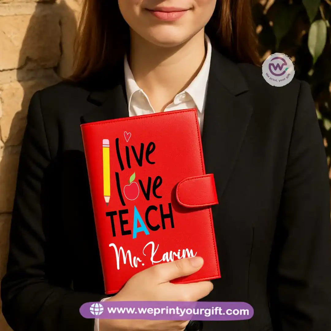 leather wallet for women- Teacher