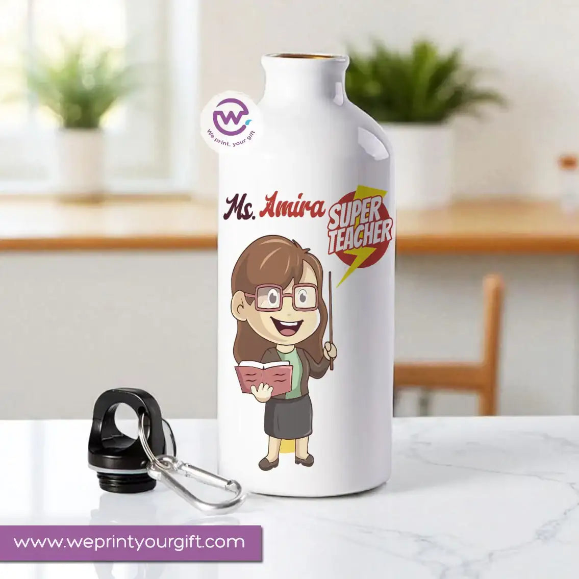 Teacher Water Flask - WE PRINT