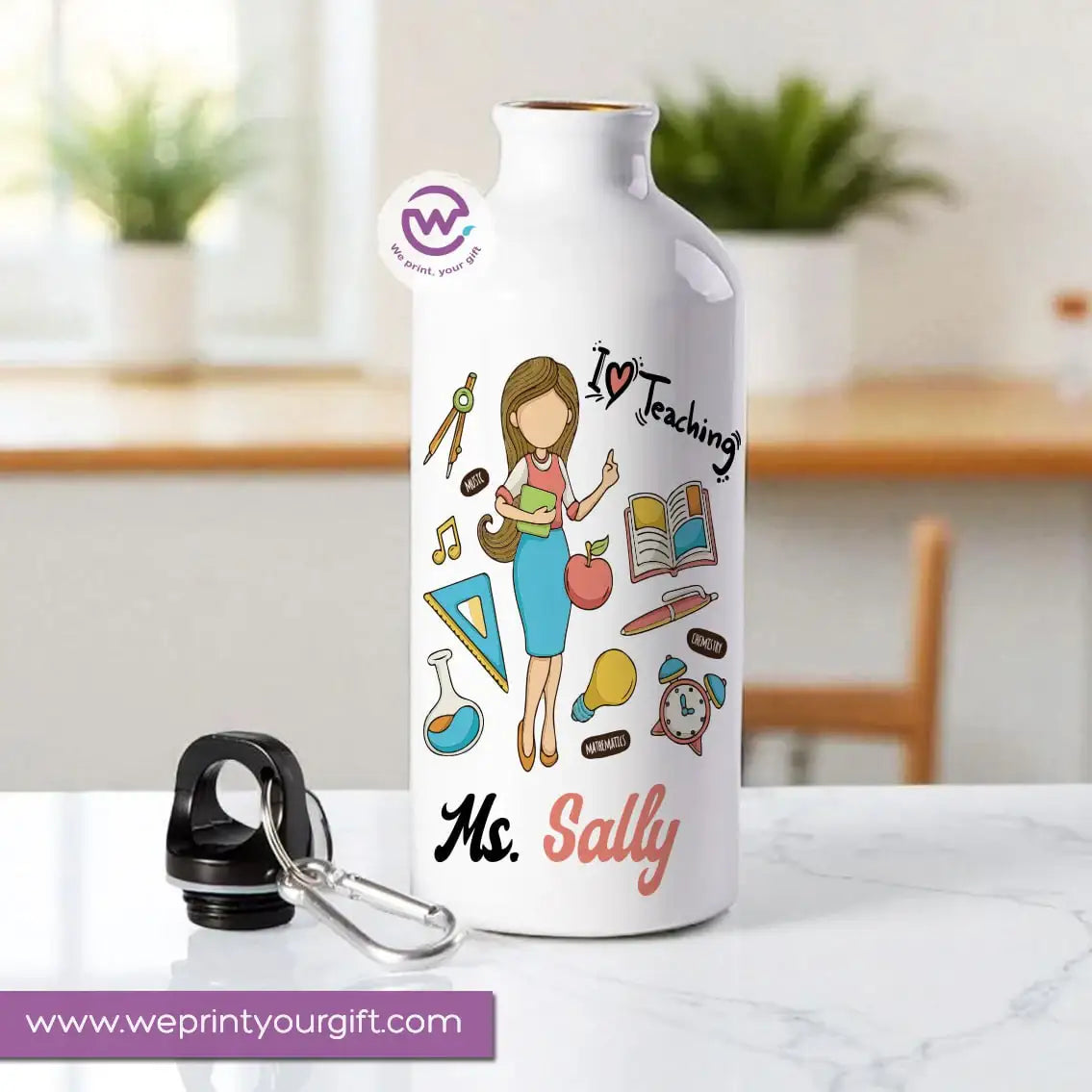Teacher Water Flask - WE PRINT