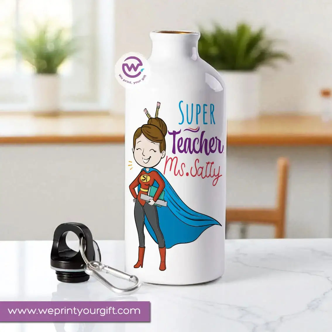 Teacher Water Flask - WE PRINT