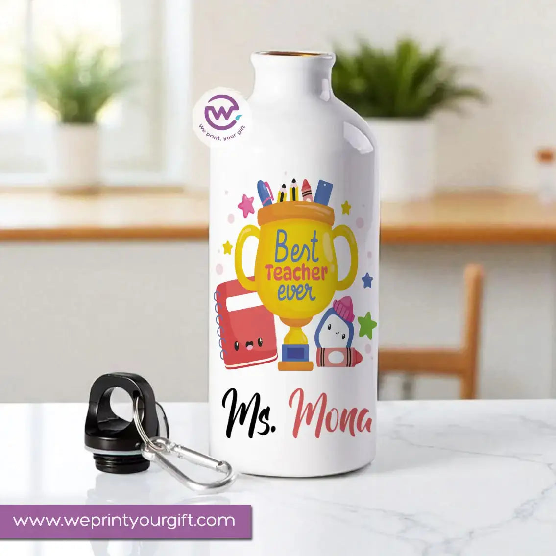 Teacher Water Flask - WE PRINT