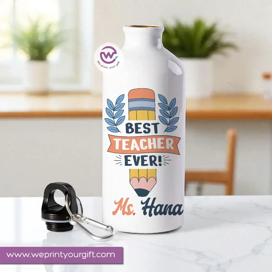 Teacher Water Flask - WE PRINT