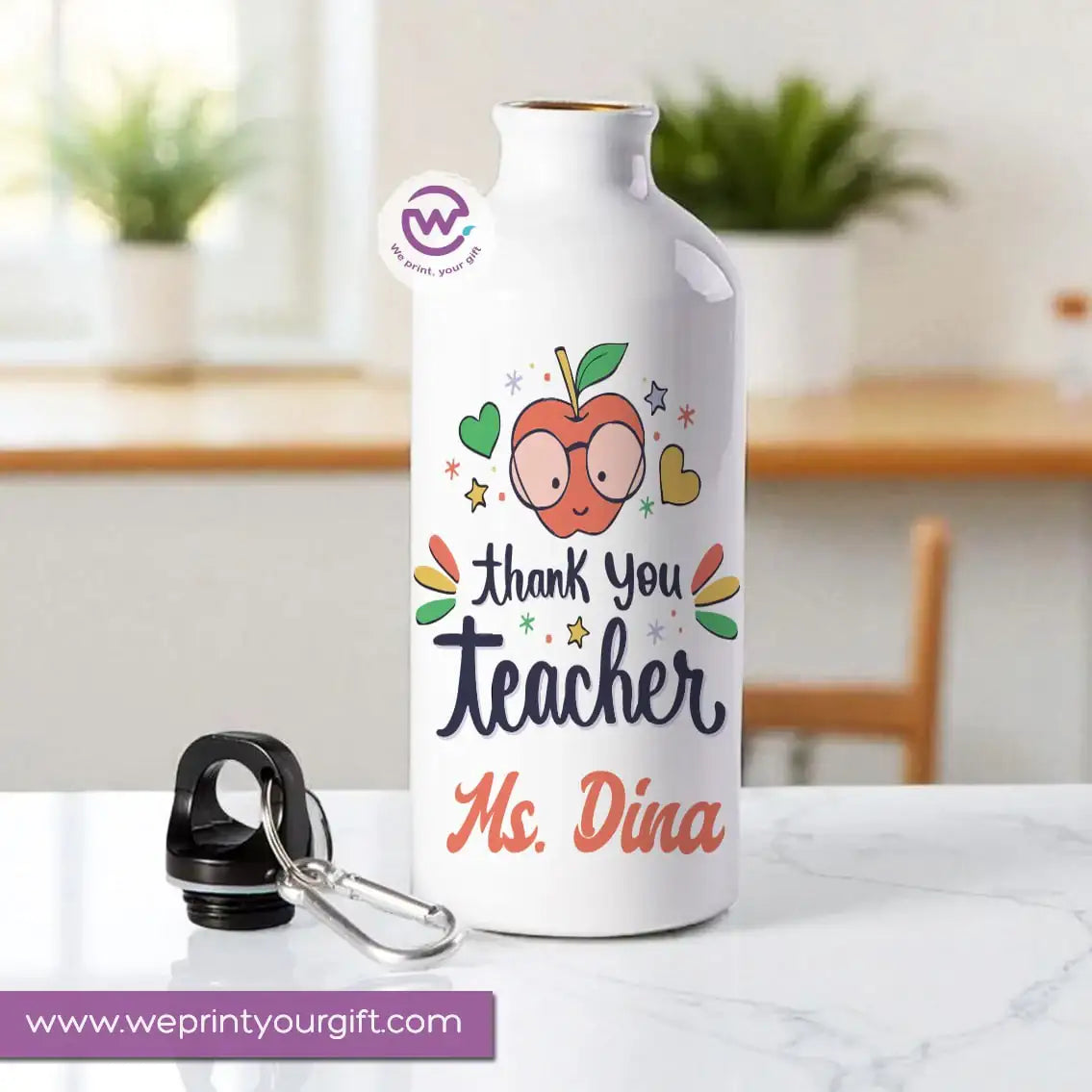 Teacher Water Flask - WE PRINT
