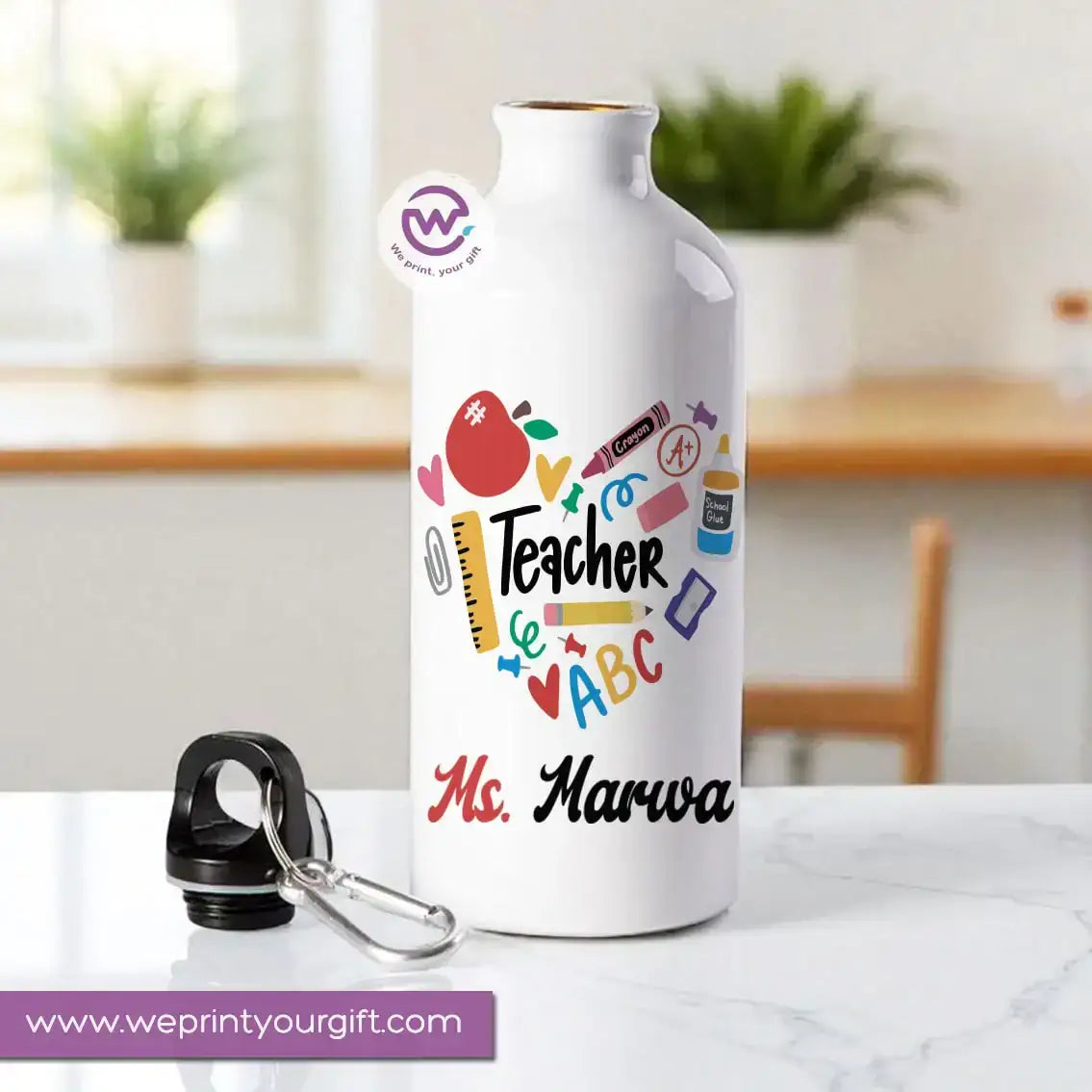 Teacher Water Flask - WE PRINT