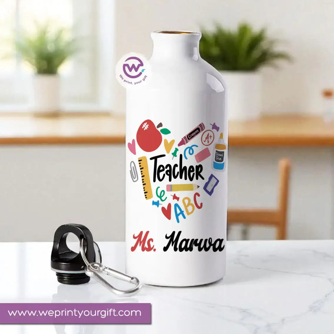 Teacher Water Flask - WE PRINT
