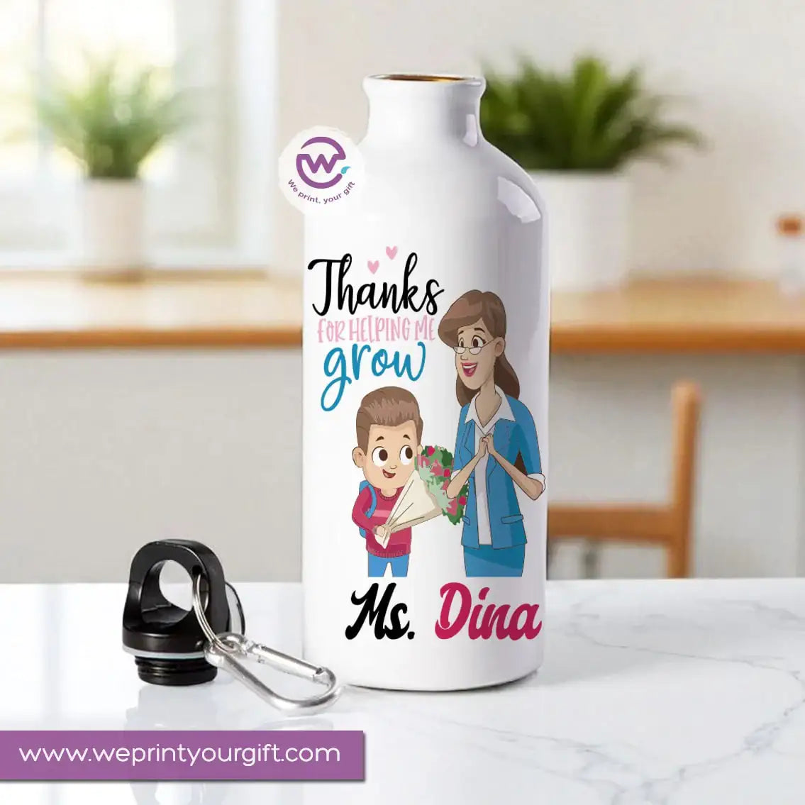 Teacher Water Flask - WE PRINT