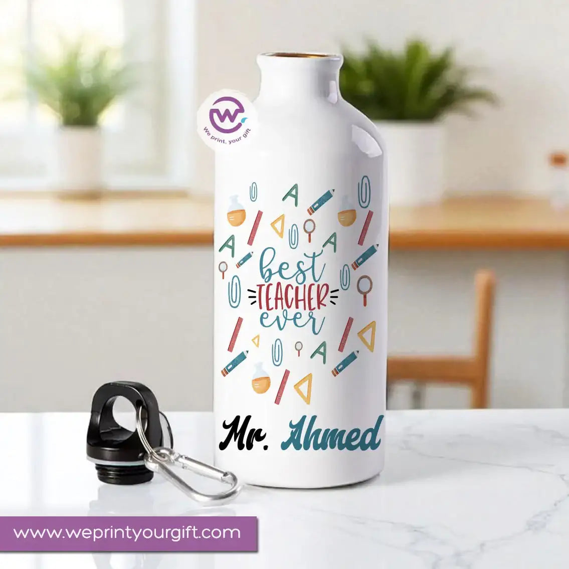 Teacher Water Flask - WE PRINT