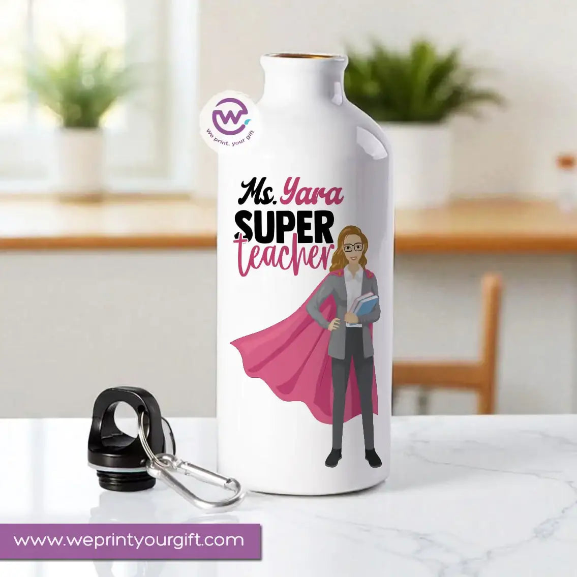 Teacher Water Flask - WE PRINT