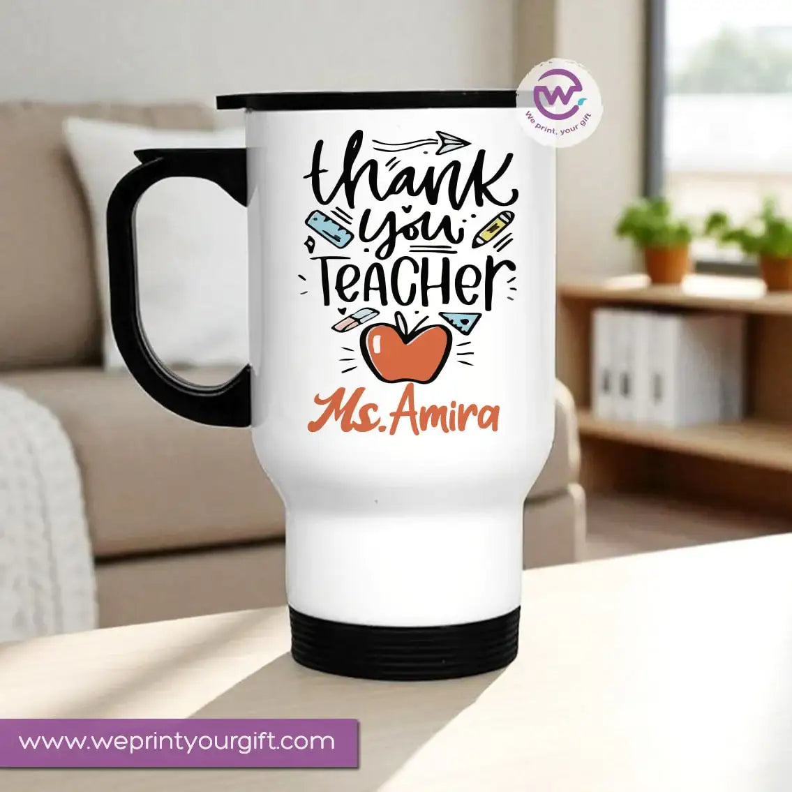Travel Mug- Teachers -Names - WE PRINT