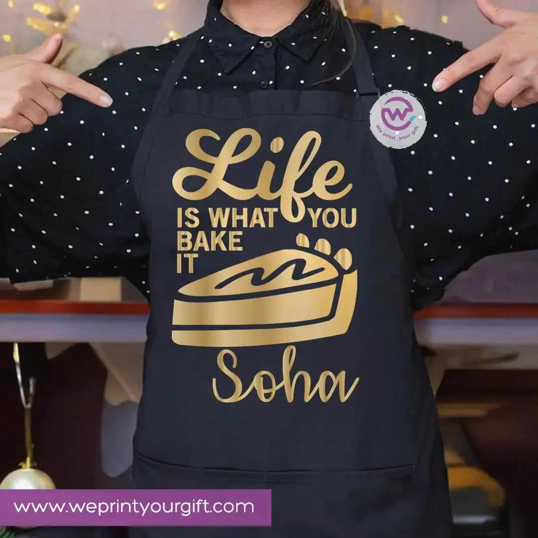 Cooking & Kitchen Apron – Heavy Cotton Apron with Front Pocket and Adjustable Tie - WE PRINT