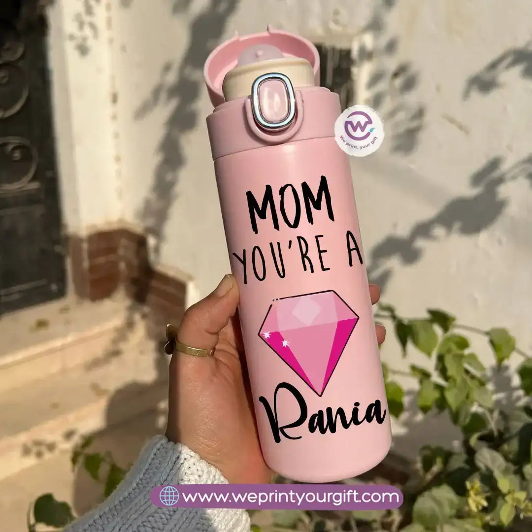 Stainless Steel Thermal Mug with Digital Temperature Display – 420ml Mother’s Day Designs - WE PRINT