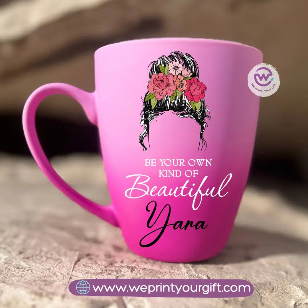 Two-Tone Ceramic Mug – 350 ml | Motivational Digital Art Designs - WE PRINT