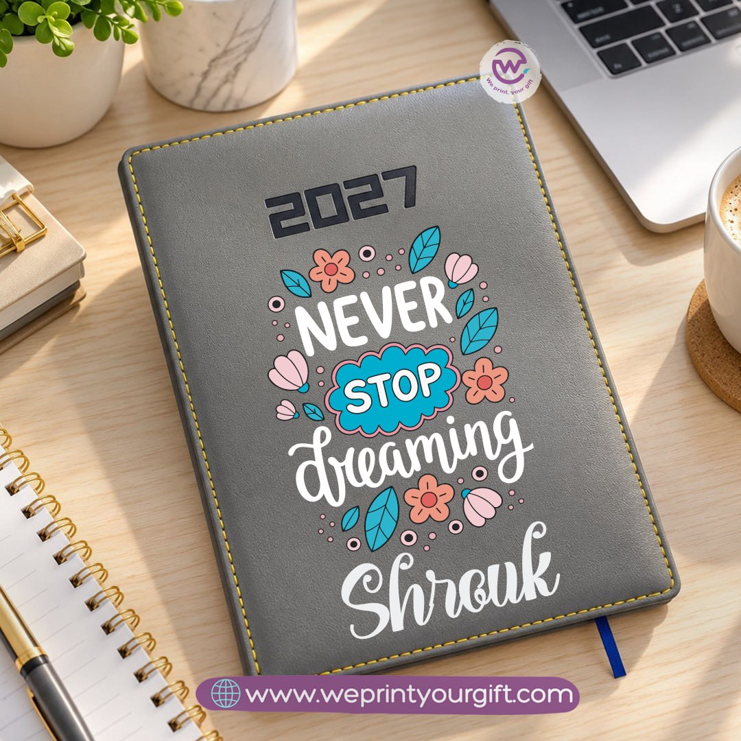 Motivational Quotes 2027 Daily Planner – Personalized Agenda & Diary with Inspirational Designs