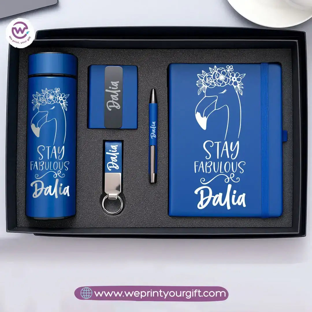 Luxury Personalized Gift Box – 5-Piece Customized Set with Name | We Print Your Gift - WE PRINT