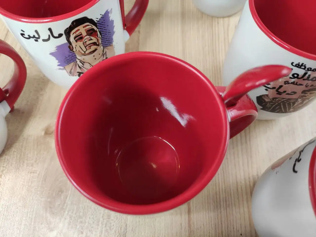 Red Mug with Spoon- Buy 2 get 1 Free - WE PRINT
