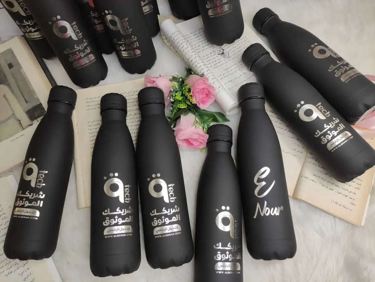 Black Thermal Water Flask- Buy 2 Get 1 Free - WE PRINT