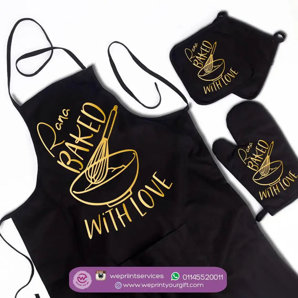 Custom Kitchen Set -3 Pieces - WE PRINT