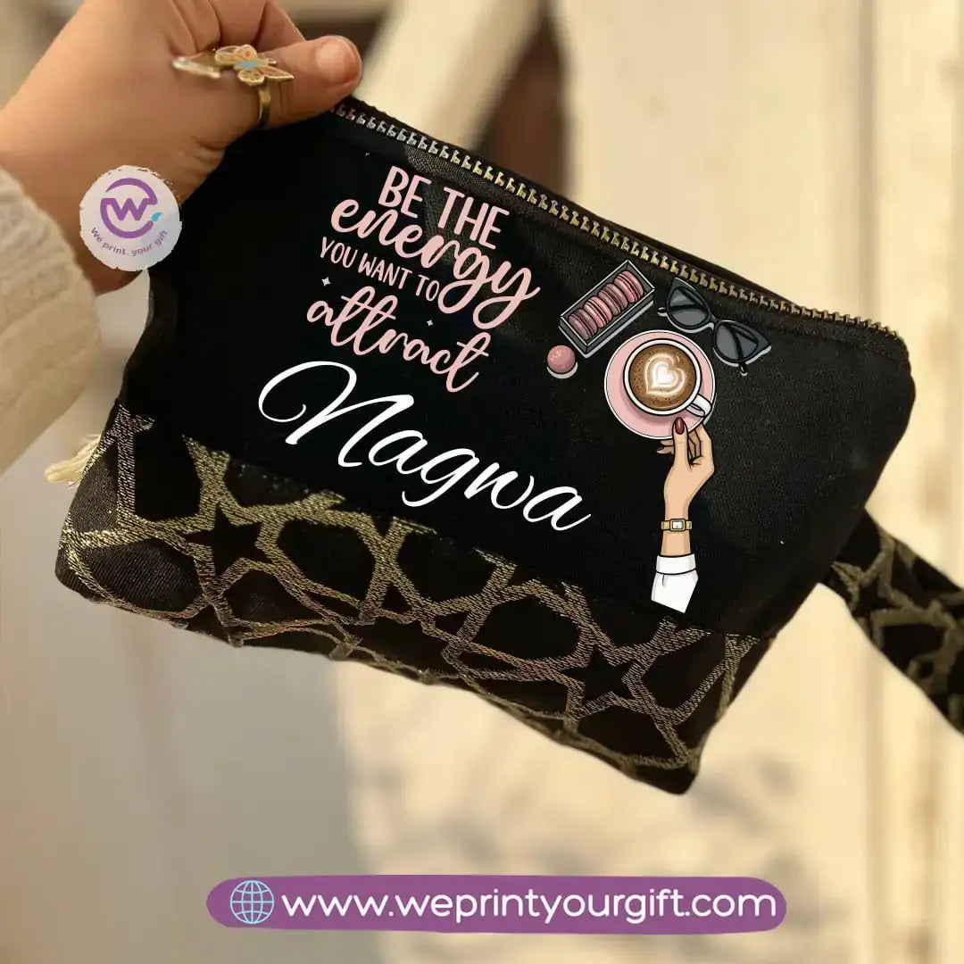 Pencil Case with Islamic Patterns & Tassels | Motivational Digital Art Designs – 17 × 23 cm - WE PRINT