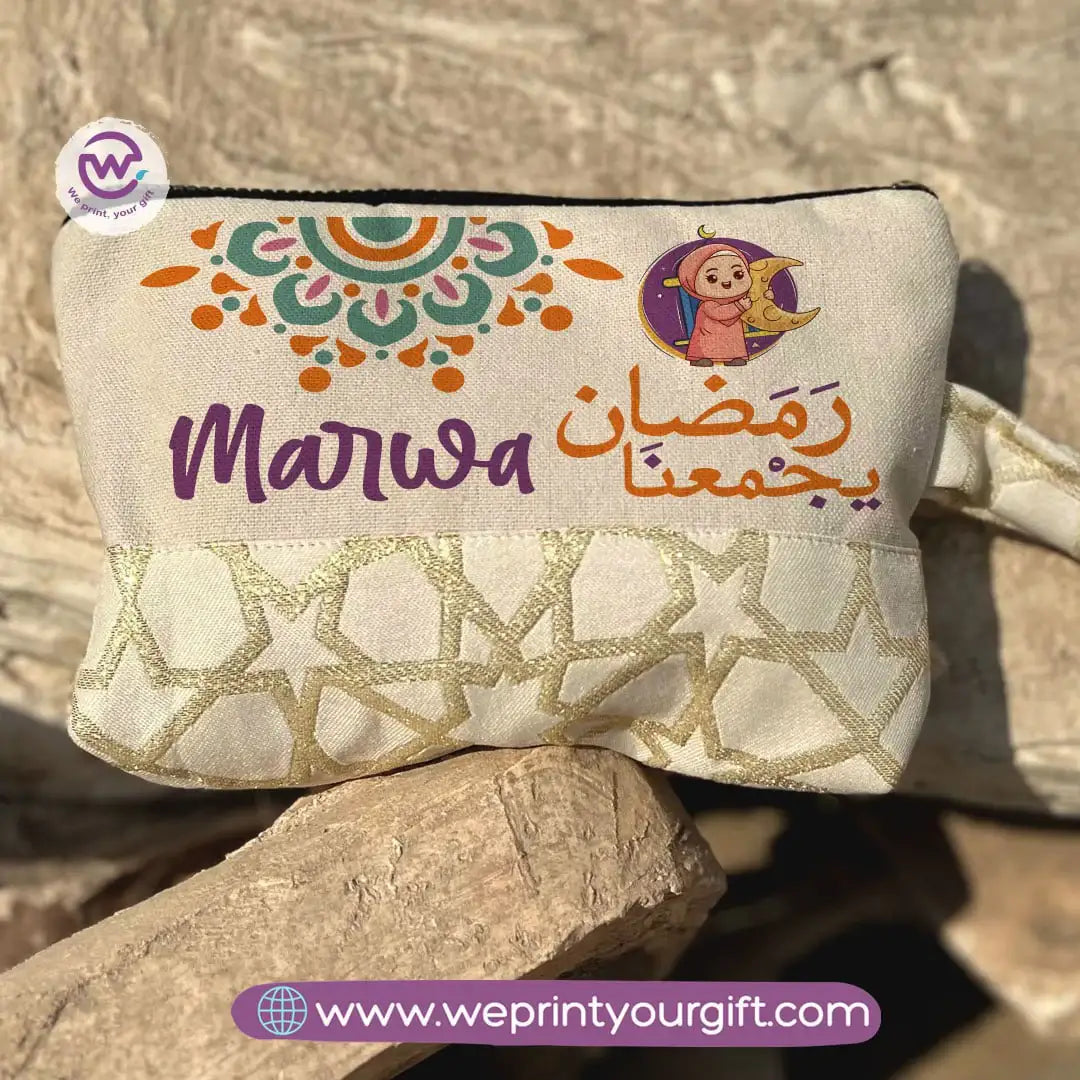 Pencil Case with Islamic Patterns & Tassels | Ramadan Designs – 17 × 23 cm - WE PRINT