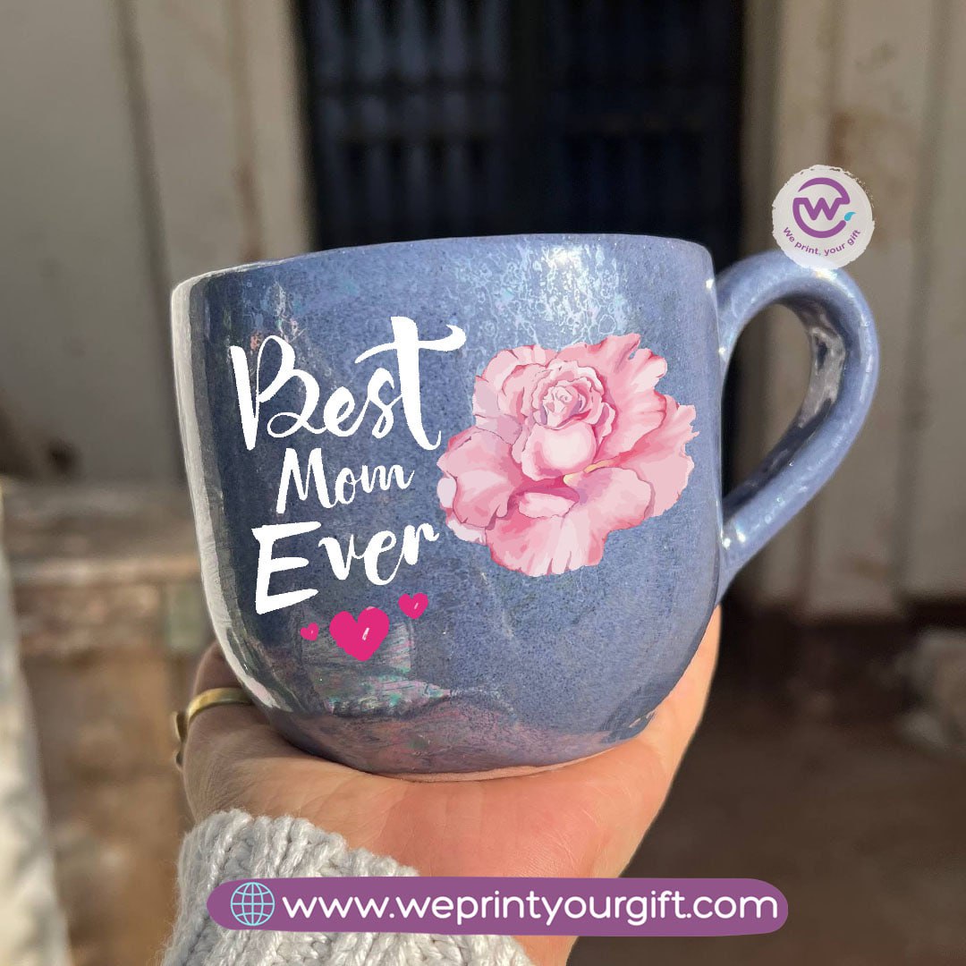 Pearl Touch Pottery Handmade Mug – 350 ml | Mother’s Day Designs