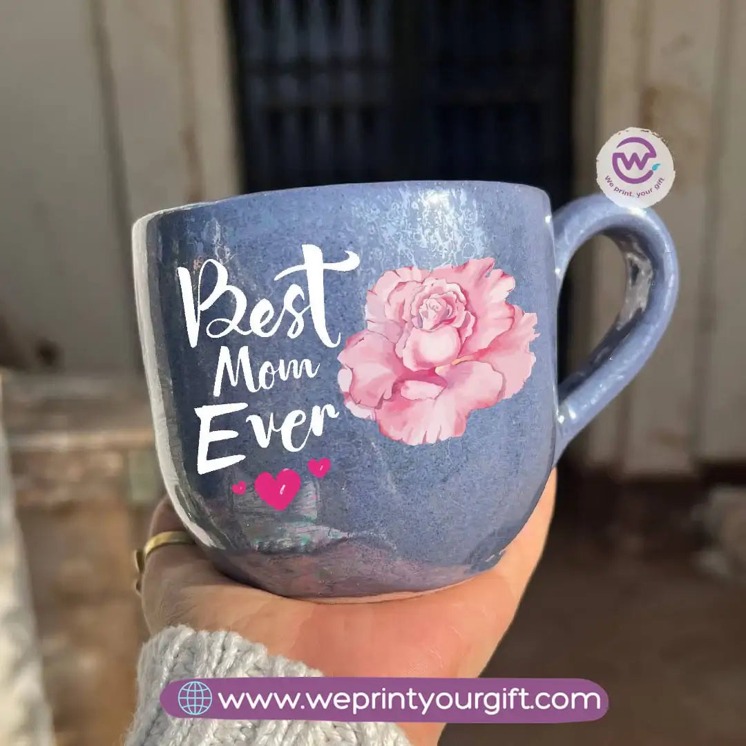 Pearl Touch Pottery Handmade Mug – 350 ml | Mother’s Day Designs