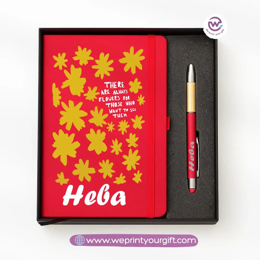 ๐จ Digital Art Personalized Gift Box with Notebook & Metal Pen - WE PRINT
