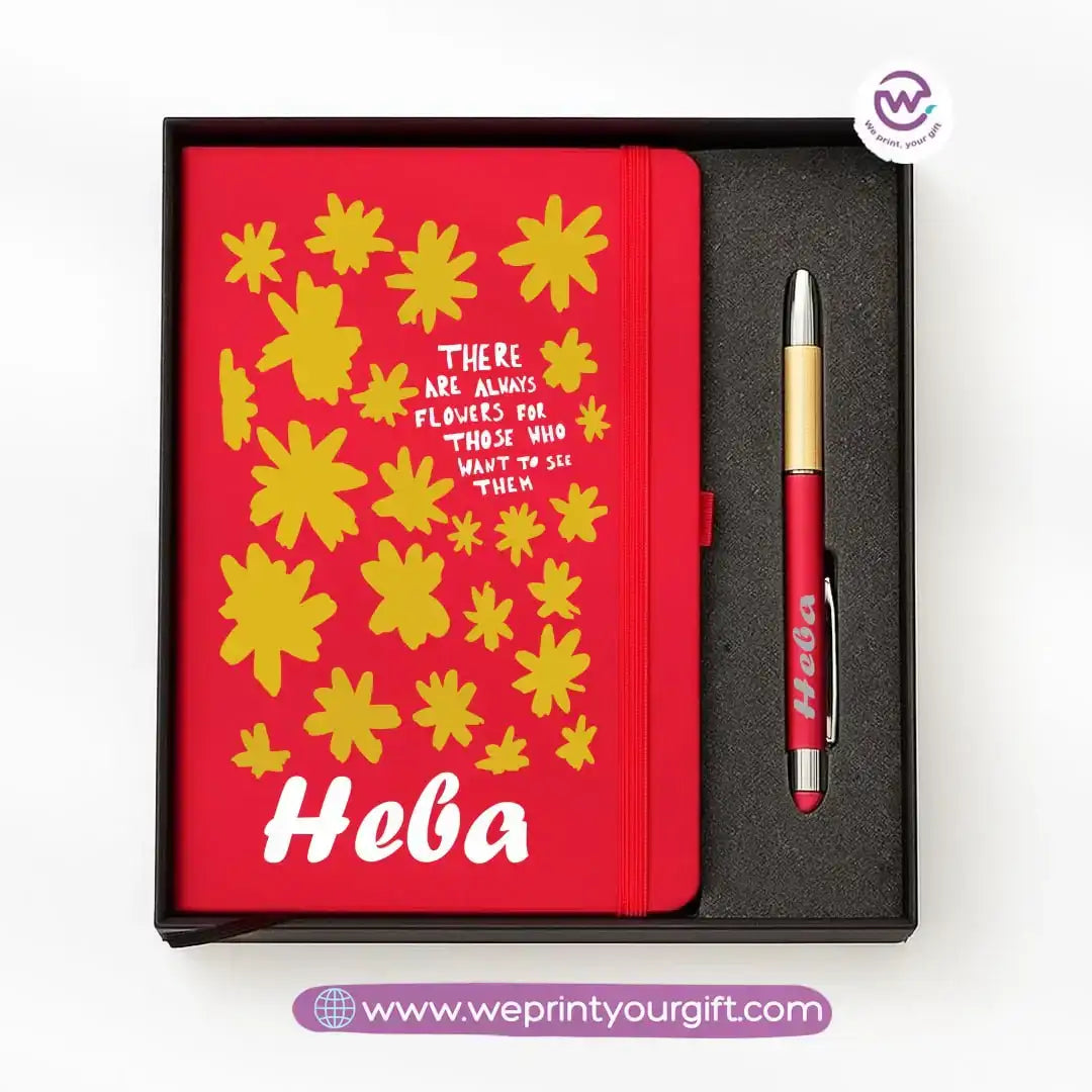 🎨 Digital Art Personalized Gift Box with Notebook & Metal Pen - WE PRINT