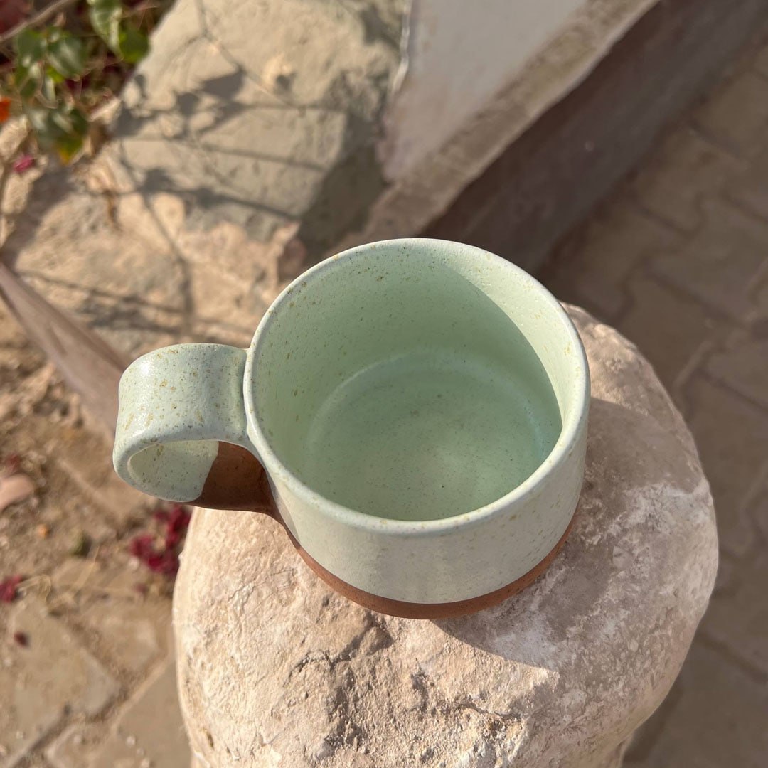 The Earth Pottery Mug – Handmade | 300 ml -Customization Options